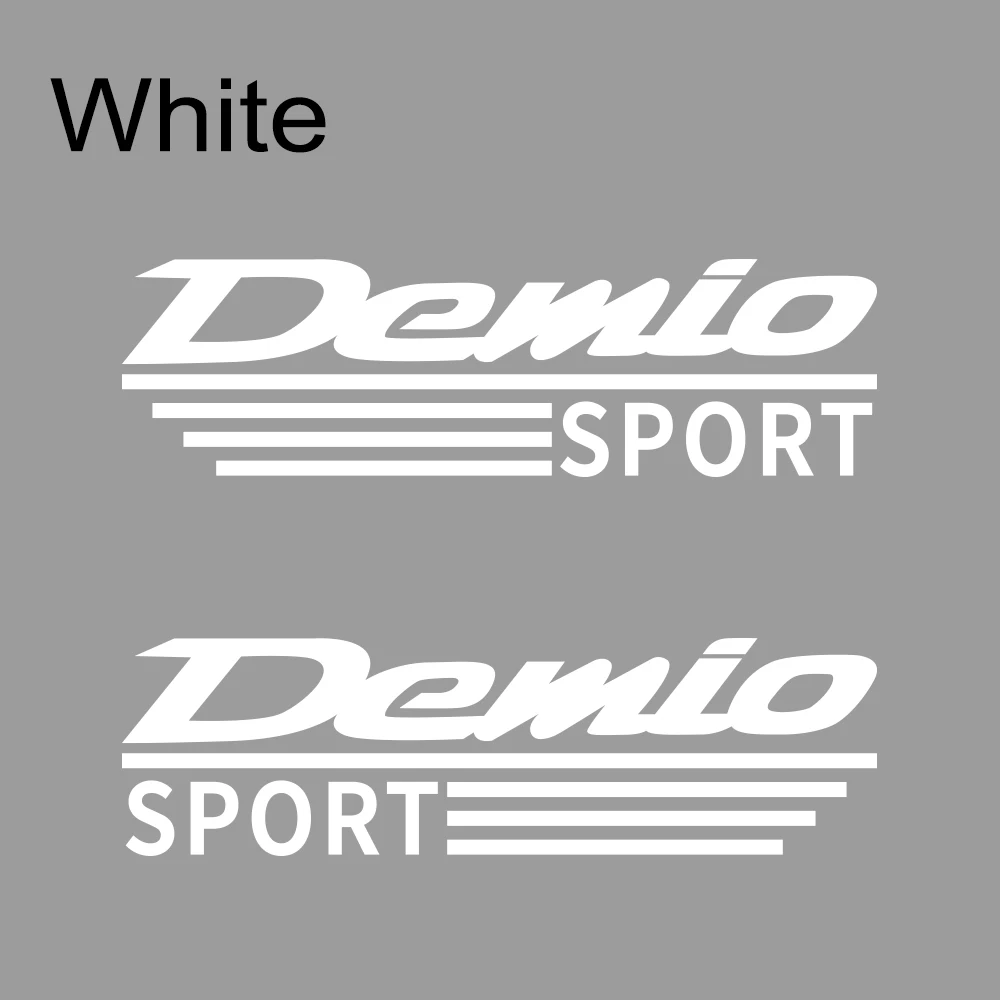 2 шт. Авто отражающее зеркало Декор автомобиля графические виниловые наклейки для Mazda Demio зеркало заднего вида отделка спортивные наклейки аксессуары для автомобиля - Название цвета: White