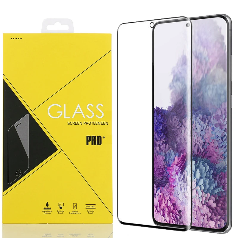 Закаленное стекло с полным покрытием для Samsung Galaxy S21 Ultra S20 Plus S10 E S9 Note 20 10 9 30 шт. |