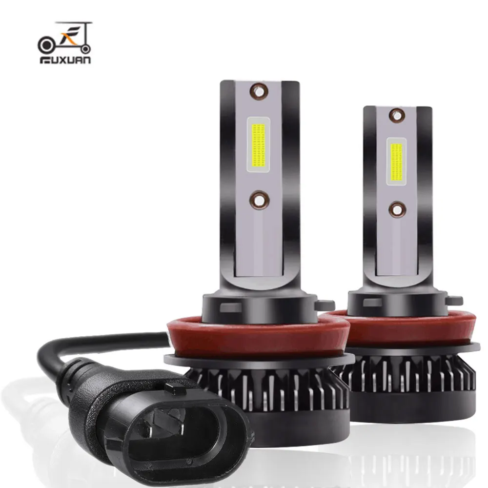 

FUXUAN 2PCS H7 LED 100W/PAIR Mini Car Headlight Bulbs H4 LED H1 H8 H9 H1 H11 Headlamps Kit 9005 HB3 9006 HB4 9012 Auto LED Lamps