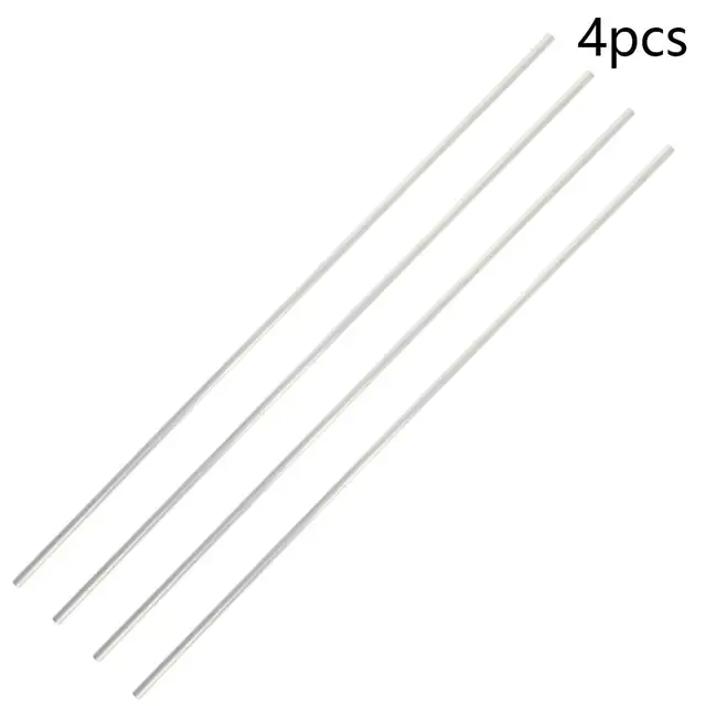 MroMax Top Quality Aluminum Tube 6063 Straight Joint Fitting 3*2/4*2/5*2/5*3/5*4mm Length 300mm 1/2/4pcs Pipe Fitting Facilities 4x2mm 4pcs