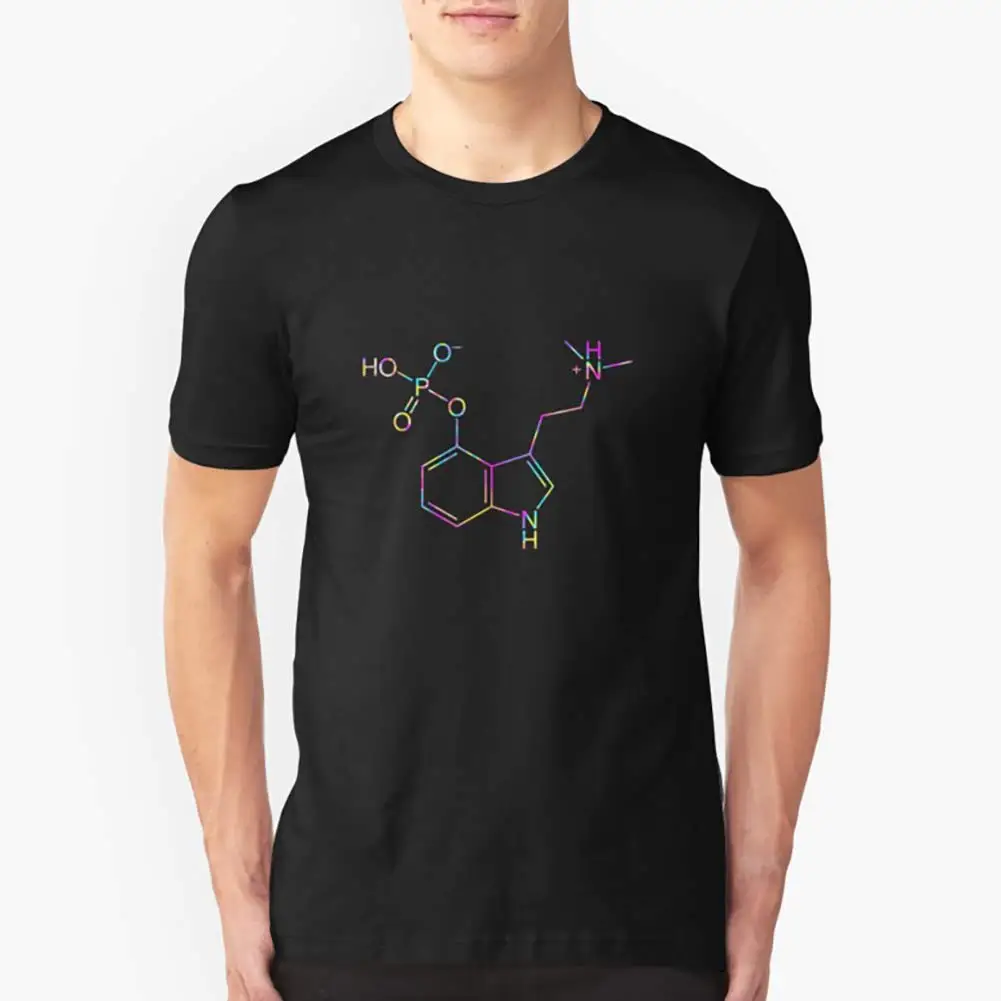 Psilocybin Molecule (Tie Dye) облегающая футболка с капюшоном для мужчин женщин унисекс