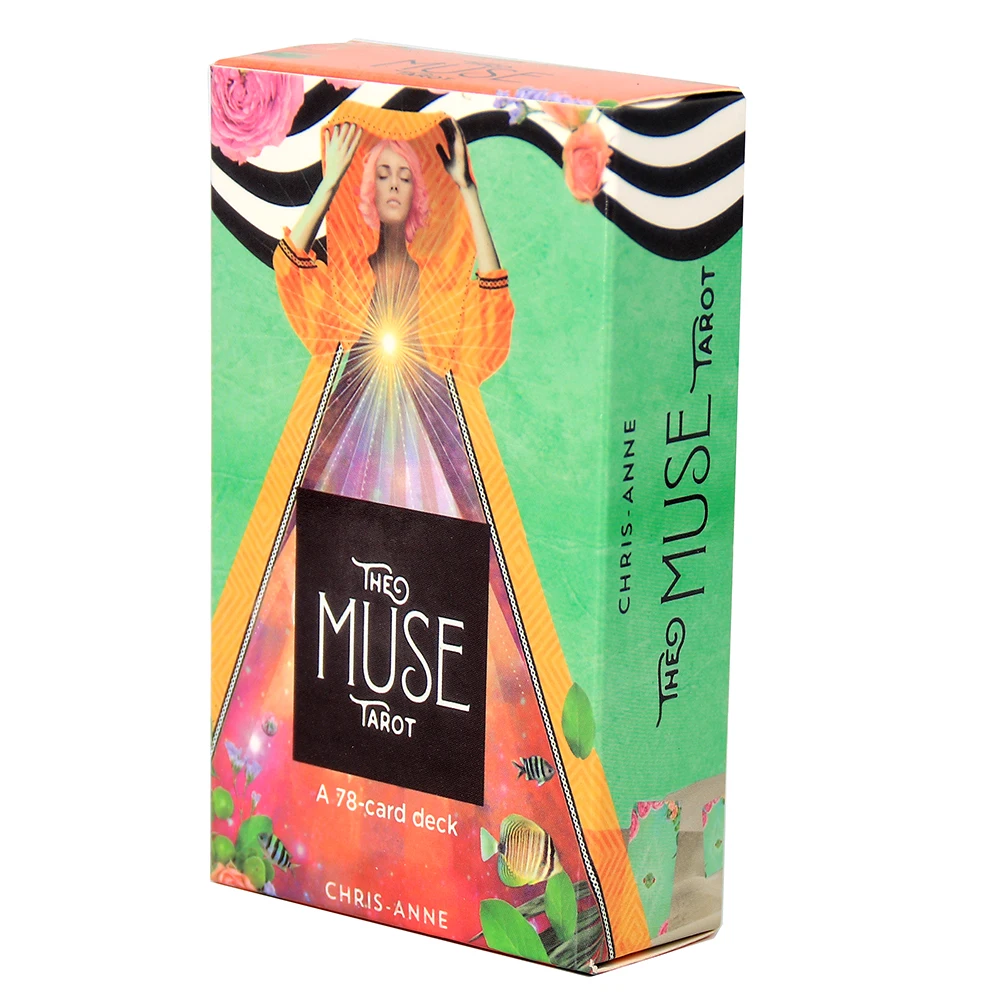 The Muse Tarot A 78 cartas, cubierta y guía, adivinación, espíritu ecótico, ignición DE LA MUSA dentro del juego de juguete