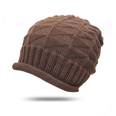 Unisex Beanie Hat Women Men Knitted Warm Winter Hats For Women Men Solid Hip-hop Casual Beanies Hat Skullies Outdoor Sports Cap - Color: Style 1