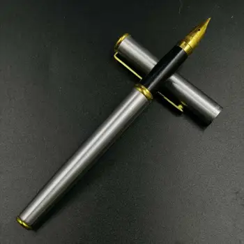 

Rare Old Stock SL 2386 Fountain Pen Steel Ink Pen F Nib Aerometric Filler Stationery Office School Supplies Writing Gift