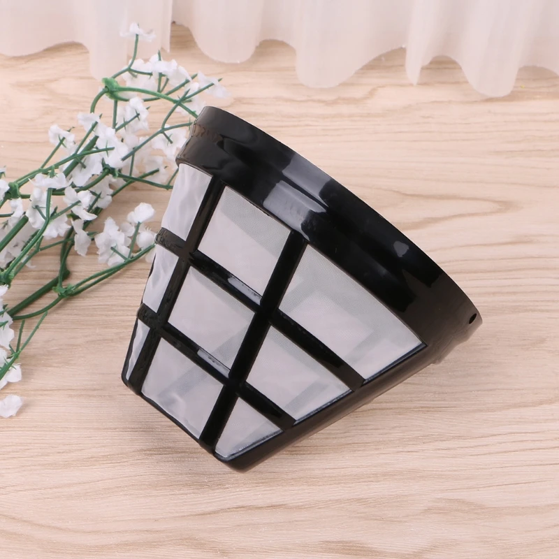 Coffee Machine Reusable Coffee Filter Replacement Filter Reusable Refillable Basket Cup Style Brewer Tool