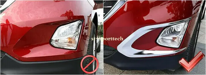 2 шт. Для Chevrolet Equinox ABS хромированный передний противотуманный светильник, накладка, автомобильные аксессуары, модификация автомобиля