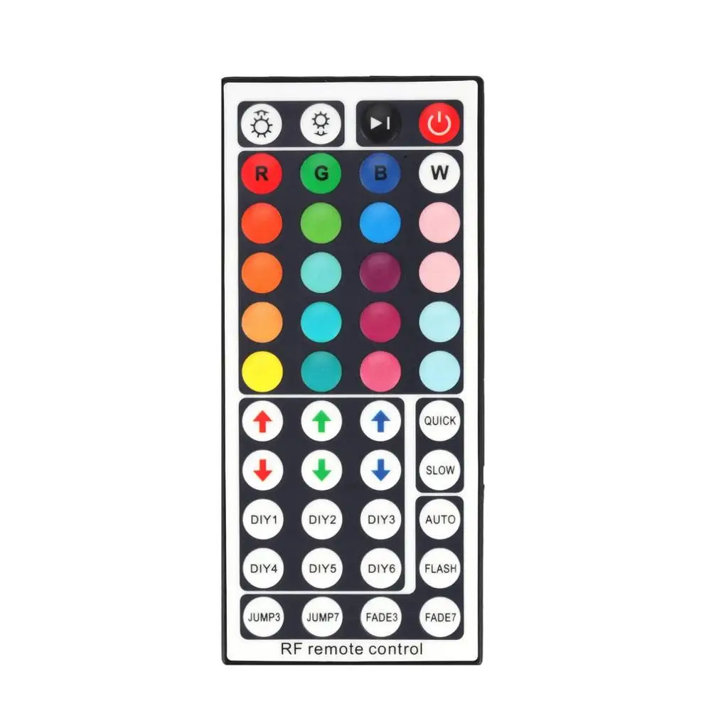 12 В постоянного тока RGB светодиодный пульт управления 44 клавишами RF беспроводной мини светодиодный пульт дистанционного управления для светодиодной ленты светодиодный диммер
