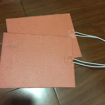 

silicone heater 24v 400x400mm per kossel pro stampante 3d installare 3m nastro silicone heating pad heated bed Electric heating