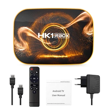 

2020 And roid 10.0 TV Box HK1 RBOX 4GB 64GB TVbox Smart TV BOX Quad-Core RK3318 4K 60fps USB3.0 Set top Box