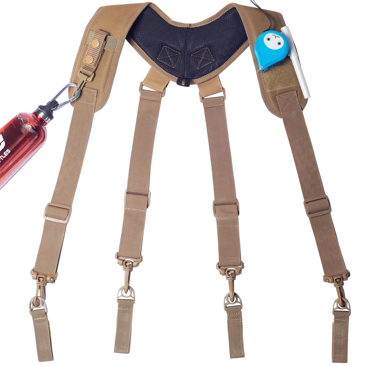 Tactical suspenders Adjustable Equipage X Type Tactics Braces New Tactical Suspenders Men Duty Belt Harness Combat Tool Belt
