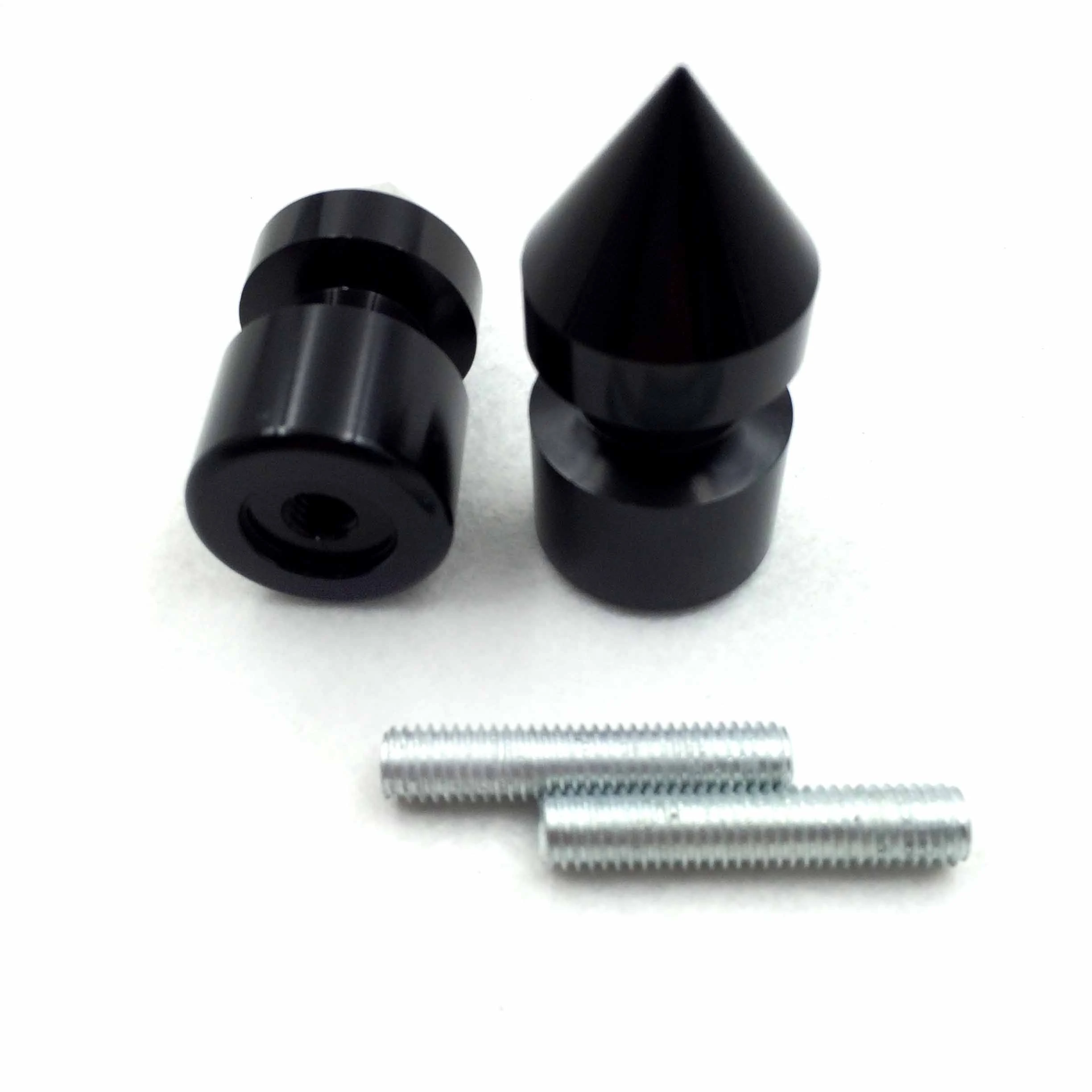 Black Spike Swingarm Spools 8mm Thread For Honda CBR600RR 03-11/CBR954RR 02-03