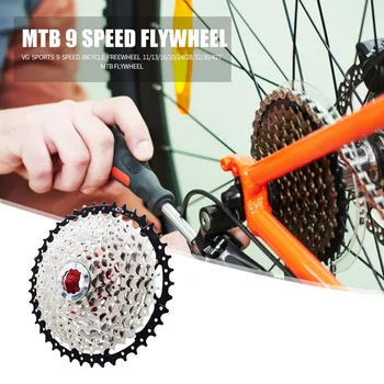 

Three Colors Wear Resistant Flywheel VG Sports 9 Speed Bicycle Freewheel MTB Bike Cassette Flywheel Sprocket Bicycle Accessories