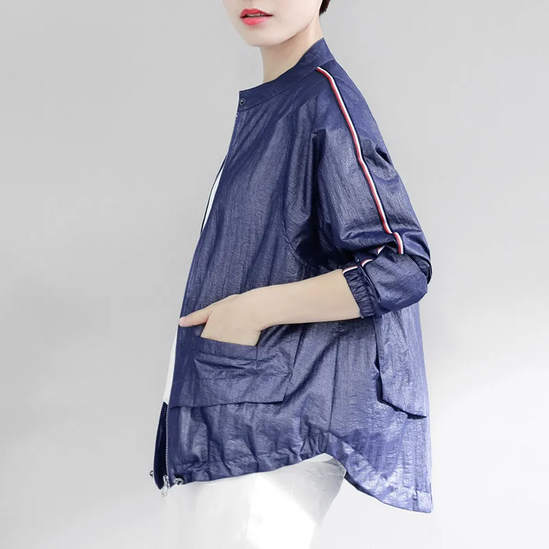 

Short Jacket Women's 2019 Spring Clothing New Style Large Size Casual Coat Loose-Fit Jacket Mom Thin Early Autumn Tops