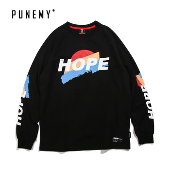 

Retro Hip Hop Men Long Sleeve T Shirts Striped Pattern Print Streetwear Harajuku Oversize Pullover Sweatshirts Man's T Shirts