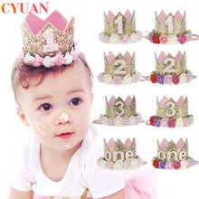 Hat Headband Party-Supplies Crown Birthday-Decorations Princess Baby Children 3-Year