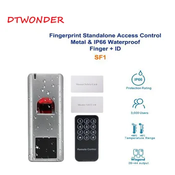 

FINGERPRINT ACCESS CONTROLLER STANDALONE RFID 125KHZ TK4100 WIEGAND SF1