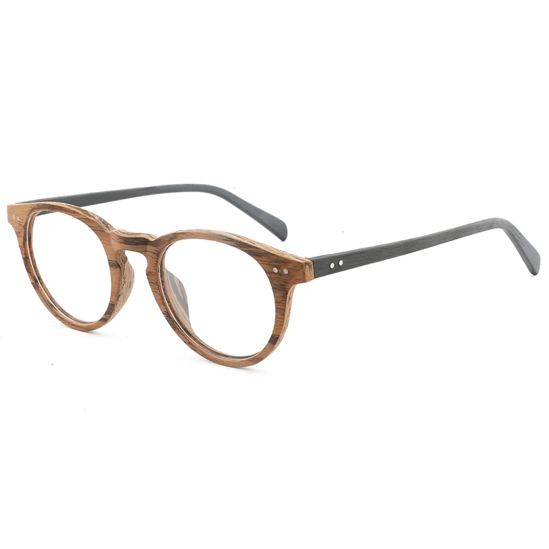 Винтажные оптические очки Gregory PCK, деревянные мужские и женские брендовые дизайнерские очки, очки для чтения, прозрачные оправы для очков - Цвет оправы: C90 with case