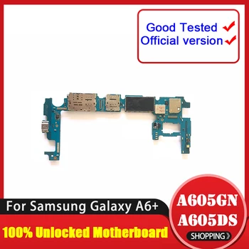 

Unlocked High Quality MainBoard Motherboard For Samsung Galaxy A6 Plus A605GN A605DS Motherboard Logic Board With Full Chips
