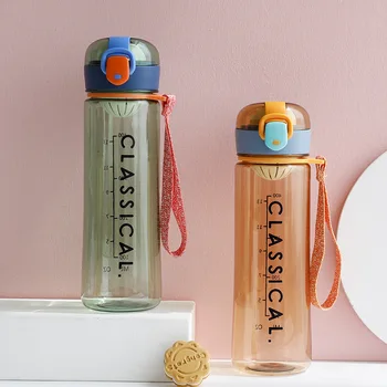 

Transparent Plastic Travel Water Bottle Design Juice Drinking Eco Friendly Water Bottle Hydro Flask Botella Hydroflask BW50SH