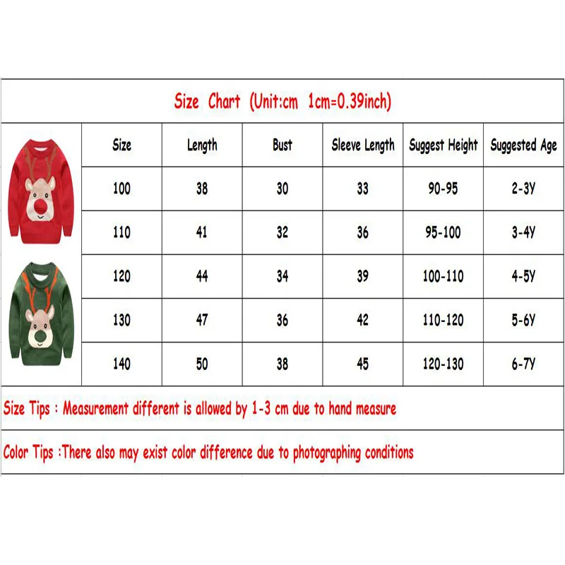 Детские Рождественские свитера для мальчиков; сезон осень-зима; пуловер с длинными рукавами и вырезом лодочкой; свитер с милым рисунком лося для девочек; теплая одежда