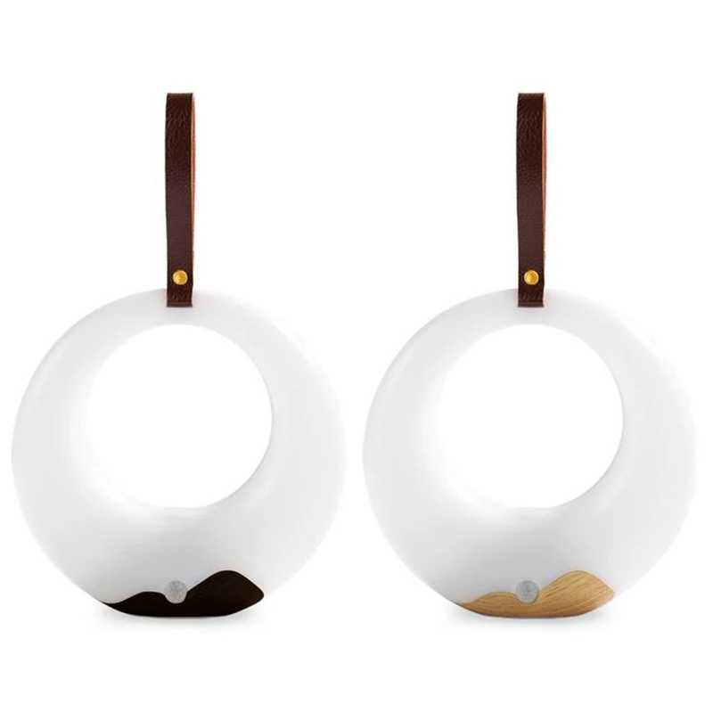 

Usb Charging Mini Moon Bud Shape Human Body Sensor Night Light Romantic Smart Table Lamp Home Decoration Lighting