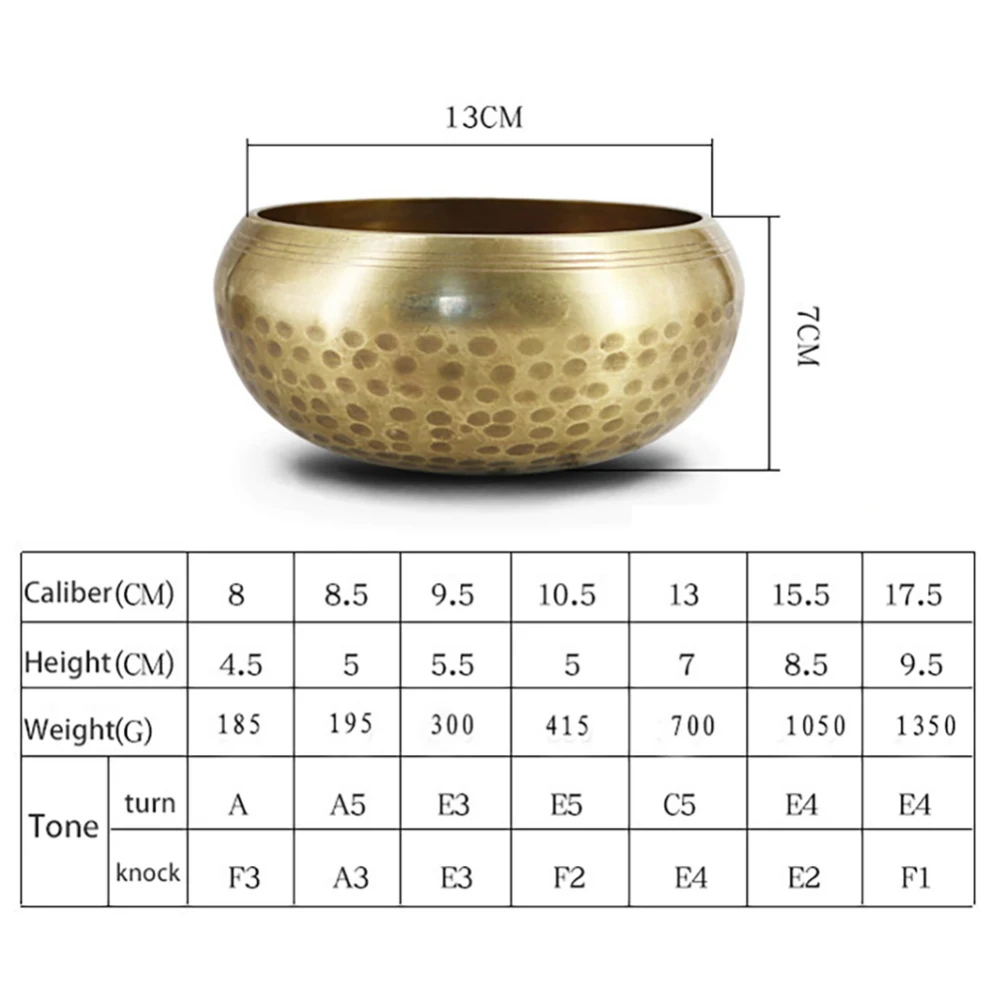 9,5/8,5/8 см Тибетский буддийская чаша певец ручной молотком Йога чакры подарок Расслабьтесь успокаивающий звук медитации специалистов