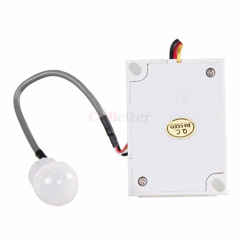 DC12v AC220V IR Infrared Module Body Sensor Intelligent Light Lamp Motion Sensing Switch Adjustable Movement Sensing PIR Switch (5)
