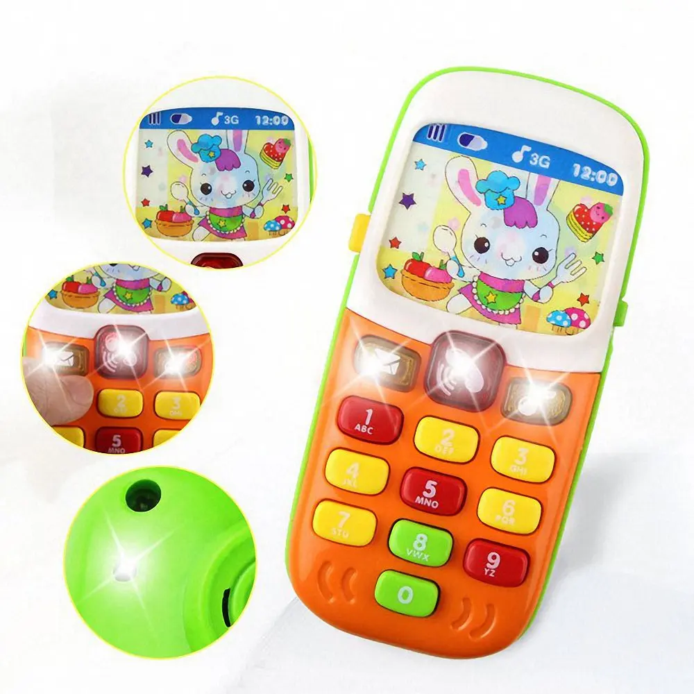 Раннее Образование электронный телефон дети мобильный телефон развивающие обучающие игрушки для детей музыкальный автомат мобильная модель