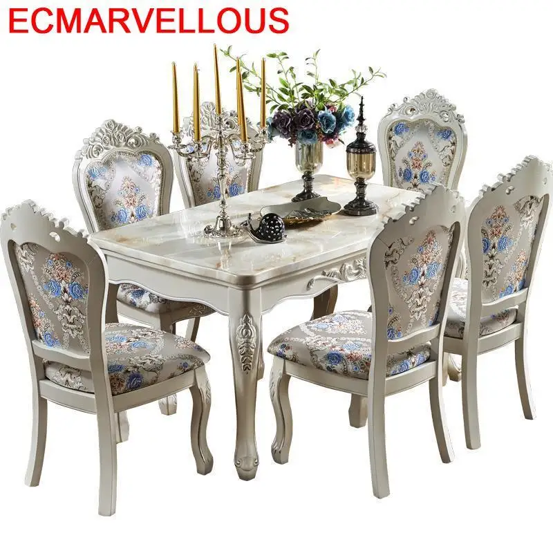 Masa sandalie Sala De Jantar Esstisch Tafel Redonda Eettafel Tisch обеденный набор европейский стол|Обеденные