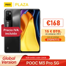 Global Versin POCO M3 Pro 5G Smartphone Dimensity 700 Octa Core 90Hz 6.5" FHD+ DotDisplay 5000mAh 48MP Triple Cmara Smart Phone