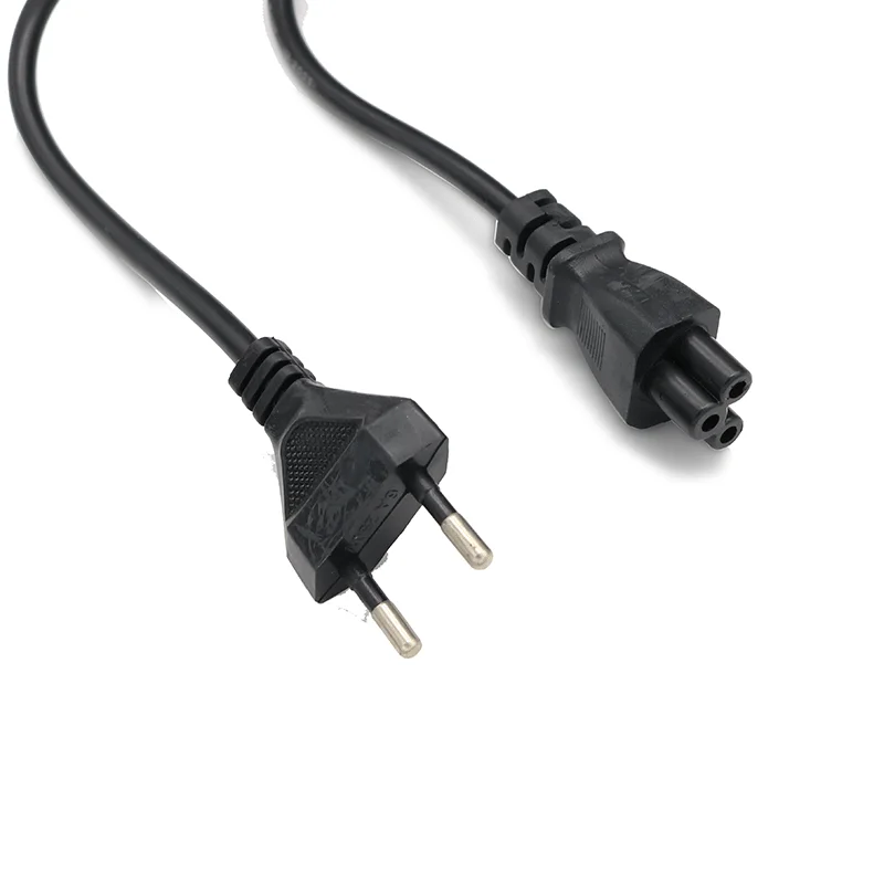 1,2 M enchufe de la UE Universal enchufe cargador de Laptop adaptador de alimentación de Cable para ordenador portátil de la fuente de alimentación y TV enchufe de seguridad de tipo F