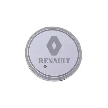 

1Pcs Car 7 Color Led USB Cup Light Luminous Coaster Car LED Coaster For Renault Megane 2 3 Duster Logan Clio Laguna 2 Captur