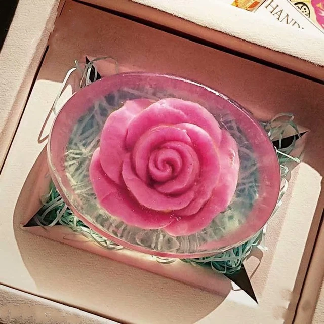 Flower Silicone Soap Mold Homemade Soap DIY Craft Soap Making Molds Grape  Round