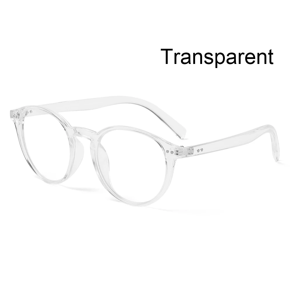 blue light blocking glasses Retro Round Blue Shading Glasses Ultra Light PC Square Frame Unisex Optical Glasses Shading Game Filter blue light lenses Blue Light Blocking Glasses