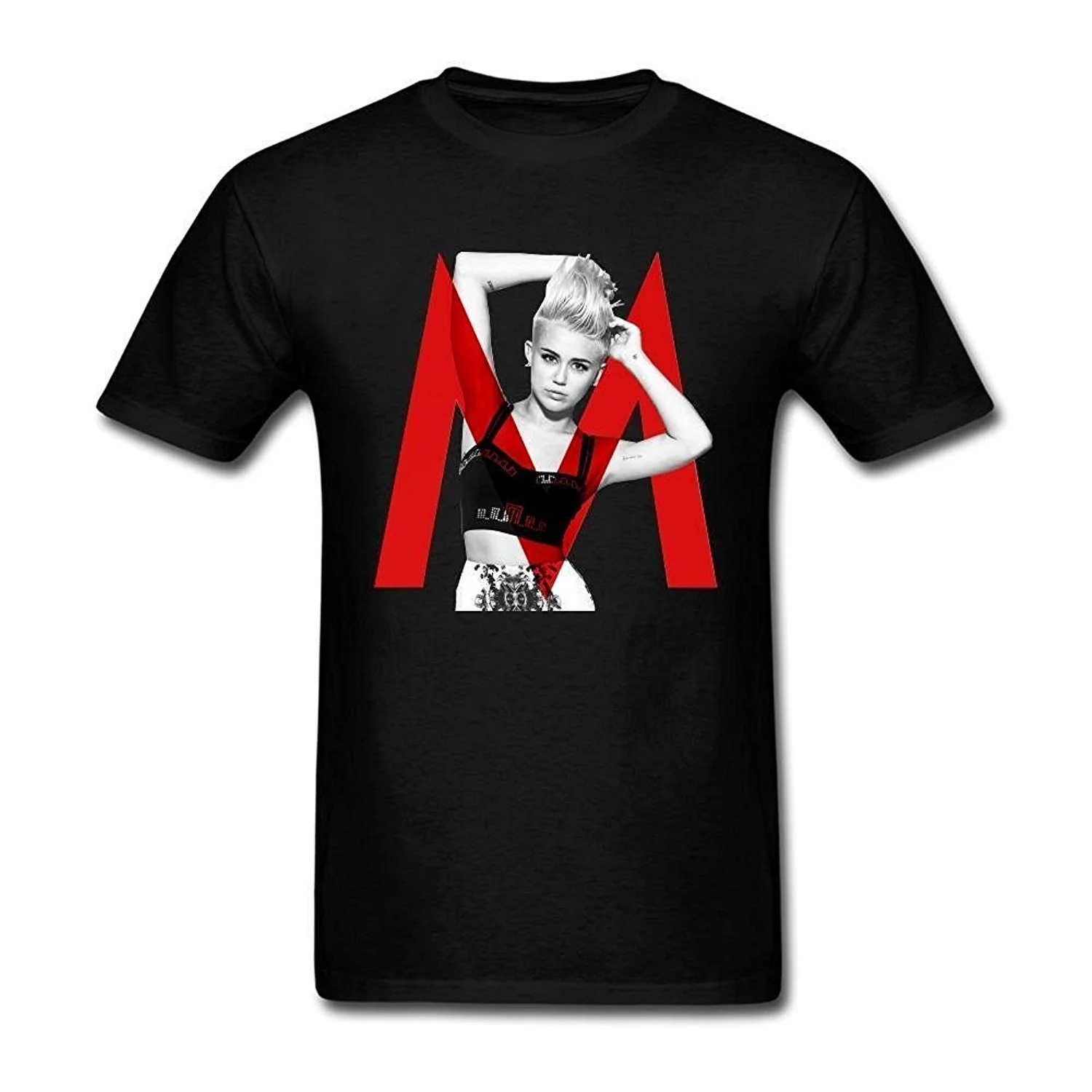Мужская футболка Miley Cyrus забавная новинка мужская wo | одежда