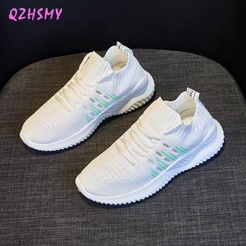 

Hot Sale Women Running Shoes Chunky Height Increasing Thick Bottom Sneakers Gym Female Sport Walking Trainers Feminino