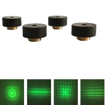 

4 pcs Green Laser 303 Star Cap Laser Hight Powerful device Adjustable Focus Lazer Pointers with Star Cap(Does not include laser)