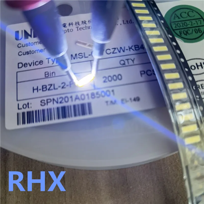 Per 100% Nuova Lampada Smd 3V Per Riparazione Tv Led Hisense Konka Changhong Haier Uni 7020 3V