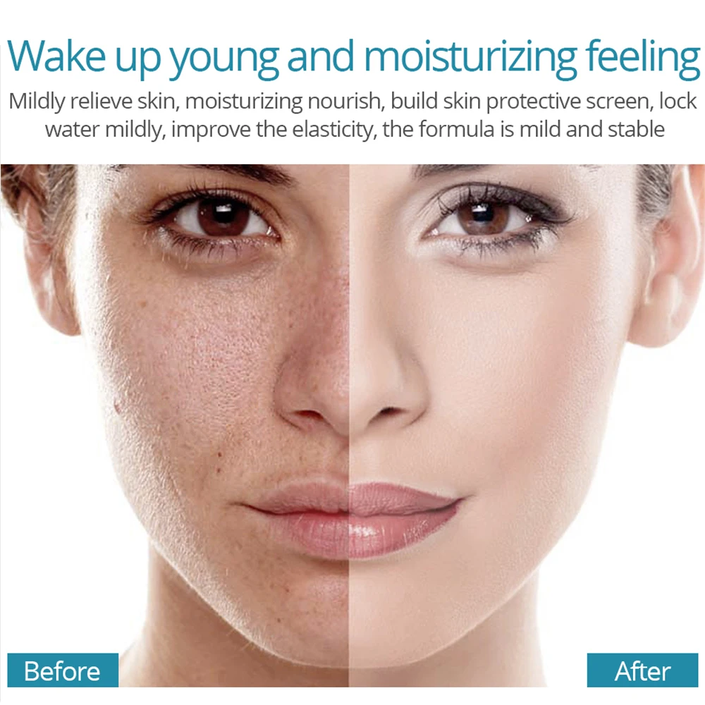 VIBRANT GLAMOUR Hyaluronic Acid Shrink pores Facial Serum Whitening Moisturizing Essence Liquid Tighting Brighten Face Skin 5