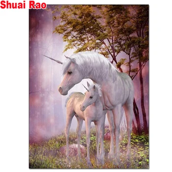 

Unicorn puzzle diamant 5d diamond painting,full,square,round,3d diamond embroidery horse Animals,mosaic diamond diy handwork art