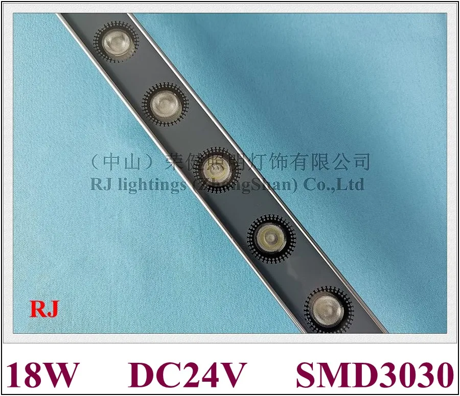 LED wall washer SMD wash wall LED advertising light flood lamp DC24V aluminum SMD3030 18 18W 1000mm*40mm*25mm