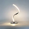 LED Spiral Table Lamp Curved Desk Bedside Lamp Cool White Warm White Touch Dimming Desk Lamp For Living Room Reading Home Decor ► Photo 3/6