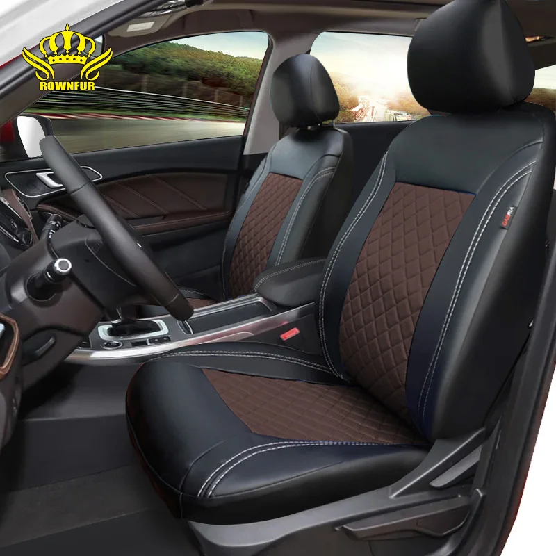 New Luxury PU Leather Auto Universal Car Seat Covers  Automotive Seat Covers for Chery tiggo7 Mazda Ford hyundai Toyota Nissan