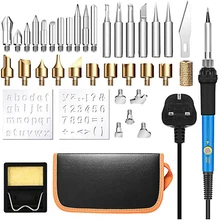 60W Electric Soldering Iron Temperature Adjustable 220 ℃ Welding Station Repair Tool Heat Pencil Soldering Gun Pyrograph