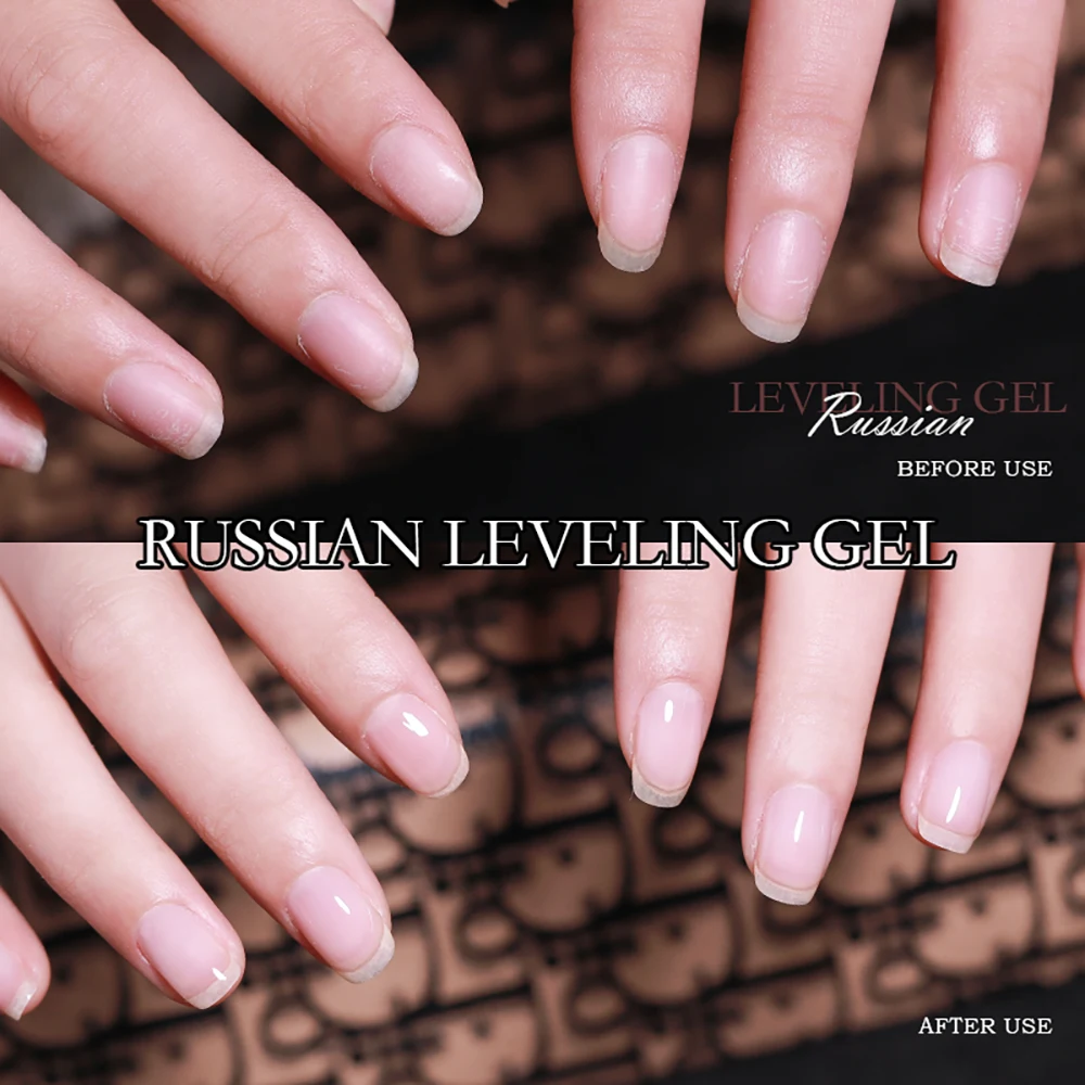 Vendeeni Russian Self Leveling Gel Nail Polish Strong Base Coat Reinforced Gel Lacquer Semi Permanent UV Soak Off Gel Varnish