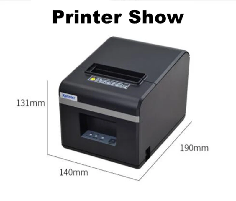 Xprinter Pos 80 мм Термальный чековый принтер с Bluetooth USB портом чековый принтер с автоматическим резаком для мобильных Android Wins