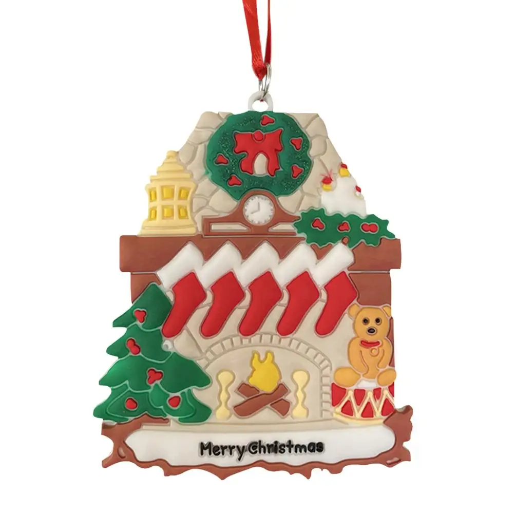 Wooden Christmas Stocking Ornaments Kids Toy For Chirstmas Tree Hanging Pendants Xmas Decoration For Home Party Natal New Year Pendant Drop Ornaments Aliexpress