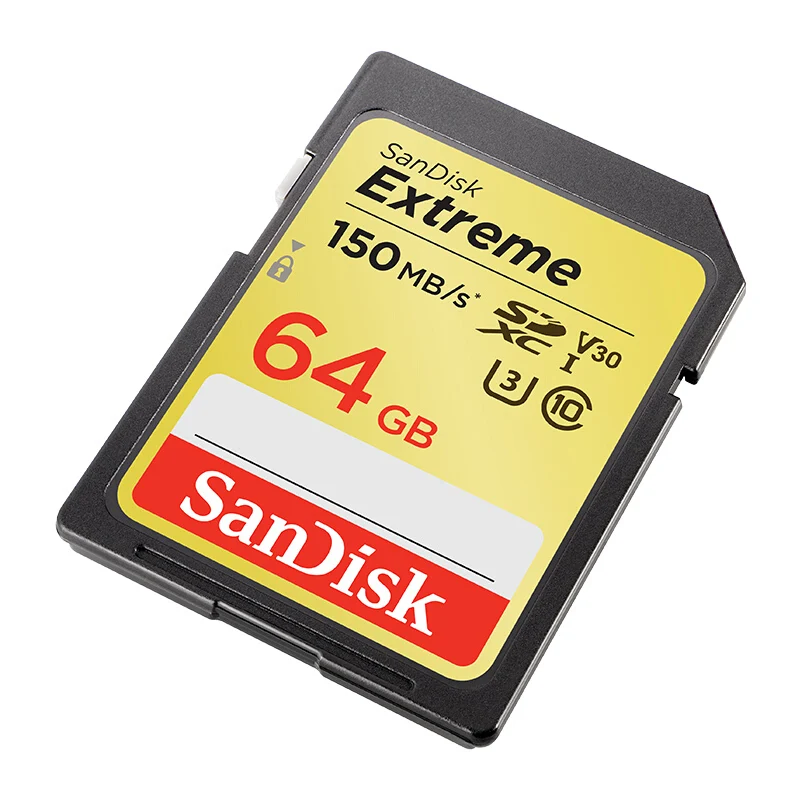 SanDisk ޸ ī ͽƮ 32 Ⱑ Ʈ 64 Ⱑ Ʈ 128 Ⱑ Ʈ SD ī C10 U3 V30 4K  ī޶ 150 ްƮ/ SDHC/SDXC UHS-I ÷ ī