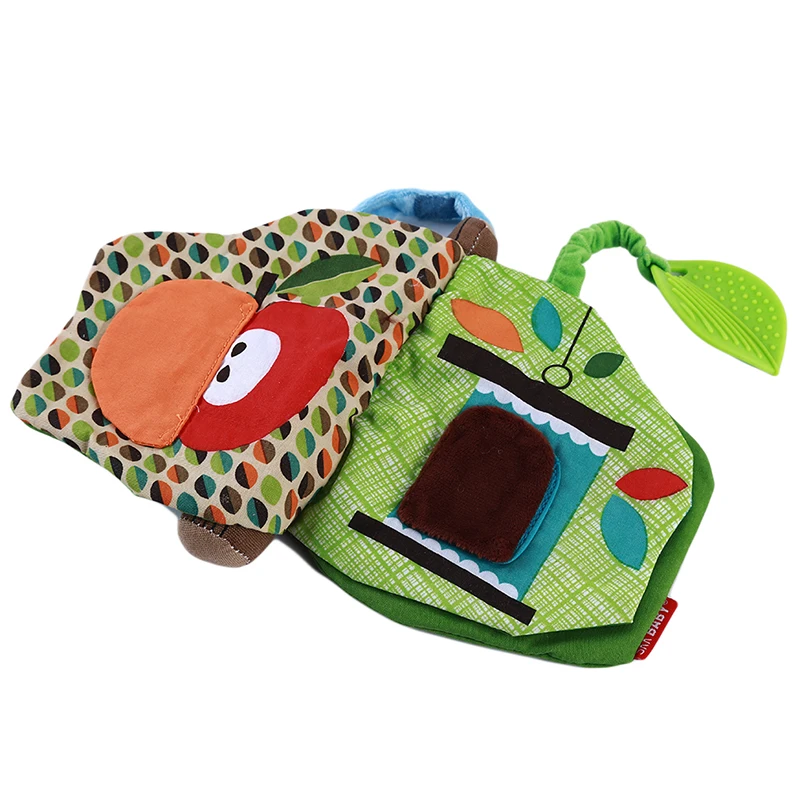 Brinquedos do Bebê Brinquedo para o Presente do Bebê Recém-nascido Aprendizagem Precoce Rasgando Cauda Pano Livro Estilo Animal Educacional Crianças Chocalhos 4 Computers & Electronics