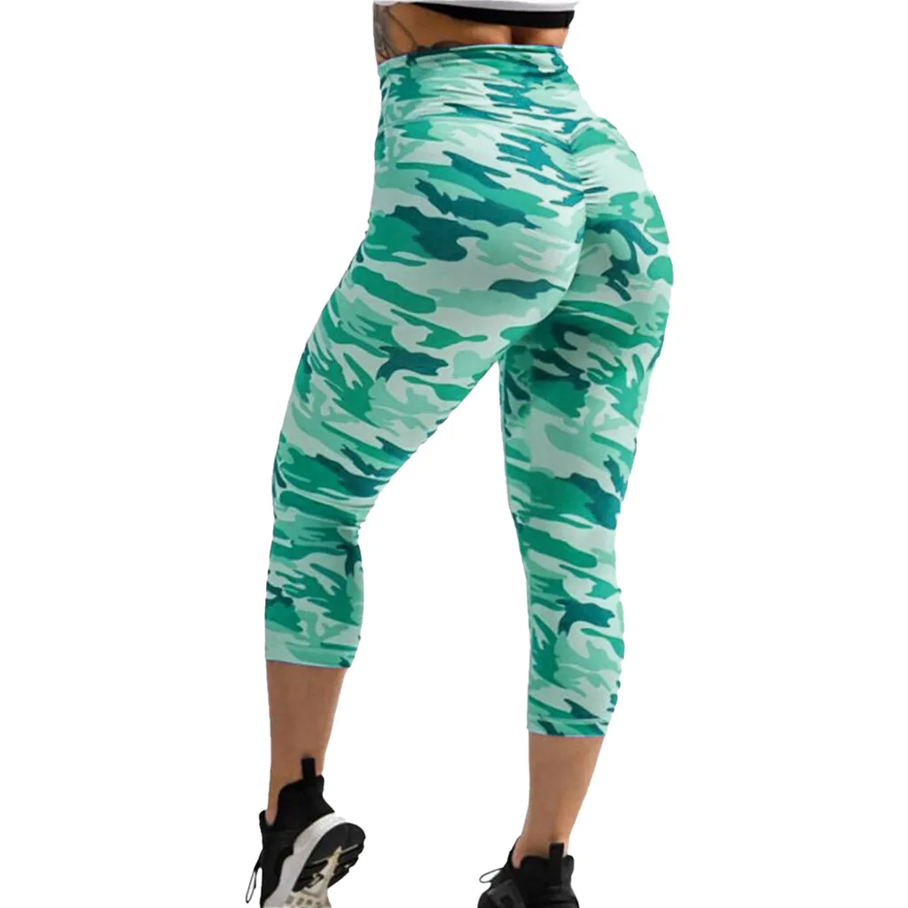 Push Up Leggings Women Legins Fitness High Waist Leggins Anti Cellulite Leggings Workout Sexy Camouflage Jeggings Sportleggings